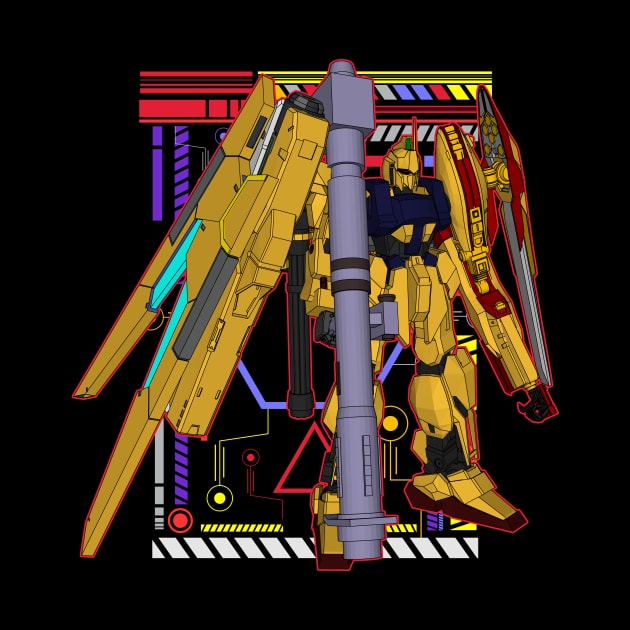 The MSN-00100 (MSN-100, MSN-001) Hyaku Shiki by gblackid