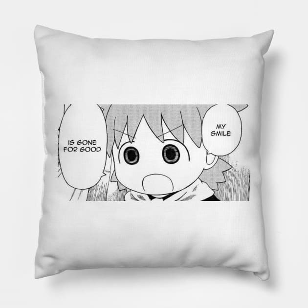 Yotsuba's smile is gone for good Pillow by KokoroPopShop