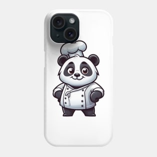 Panda chef illustration Phone Case