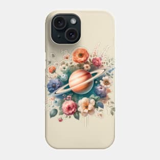 Saturn in Spring Phone Case