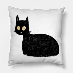 A cute cat scared Pillow