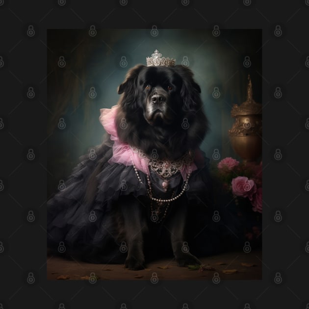 Majestic Newfoundland - Medieval Princess by HUH? Designs