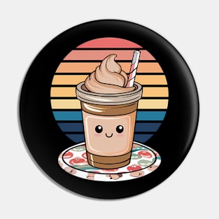 Retro Kawaii cold coffee Pin