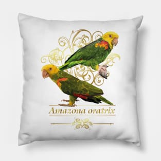 yellow-headed parrot Pillow