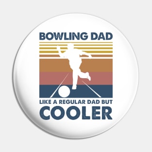 Bowling Dad Vintage Gift Father's Day Pin