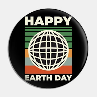 Vintage Happy Earth Day Pin