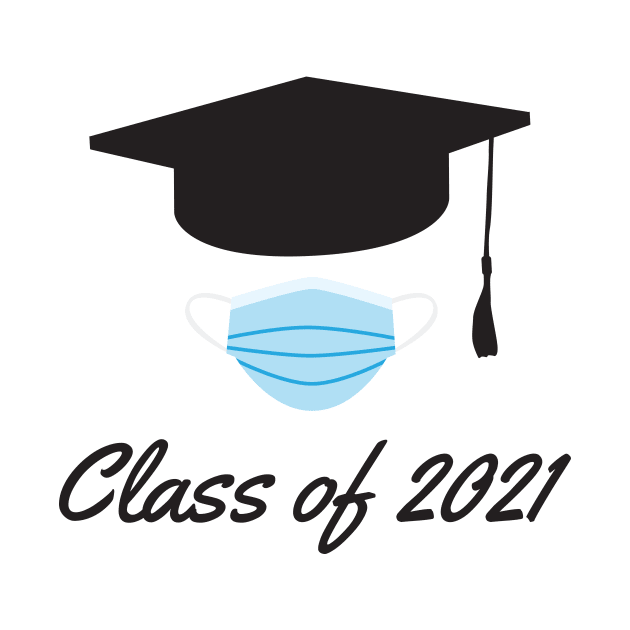 Class of 2021 - Academic cap and face mask by sigdesign