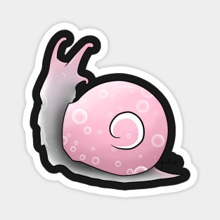 Demigirl Pride Snail Magnet