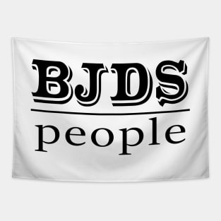 BJDs Over People in Bold Black Tapestry