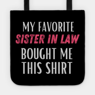 World's best sister-in-law sister in law shirts cute with flowers Tote