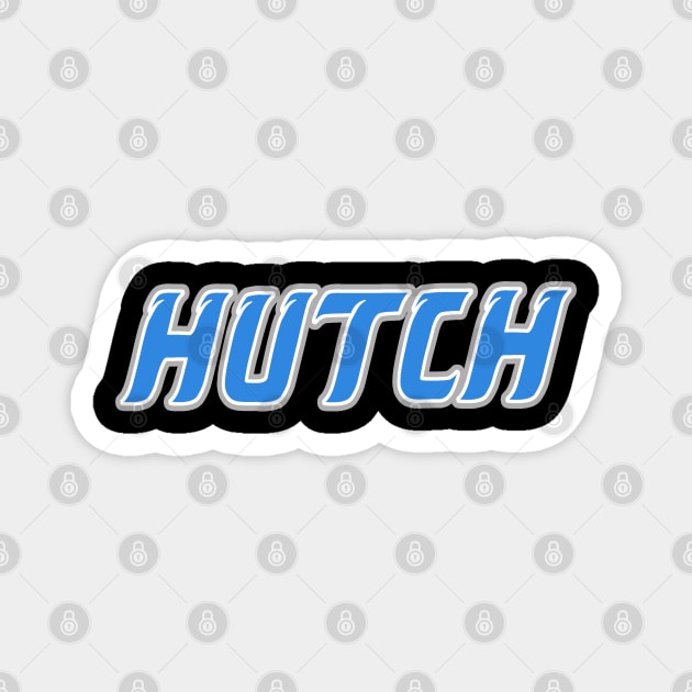 Hutch, Detroit Football themed Artwork Magnet by FanSwagUnltd