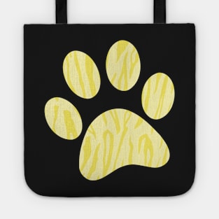 Yellow Tiger Print Tote