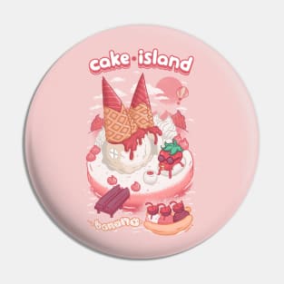 Cake Island Pin