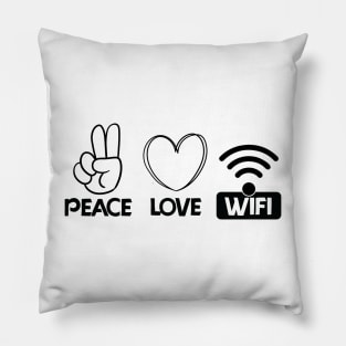 love peace wifi Pillow