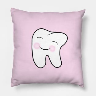 Blushing Tooth Pillow