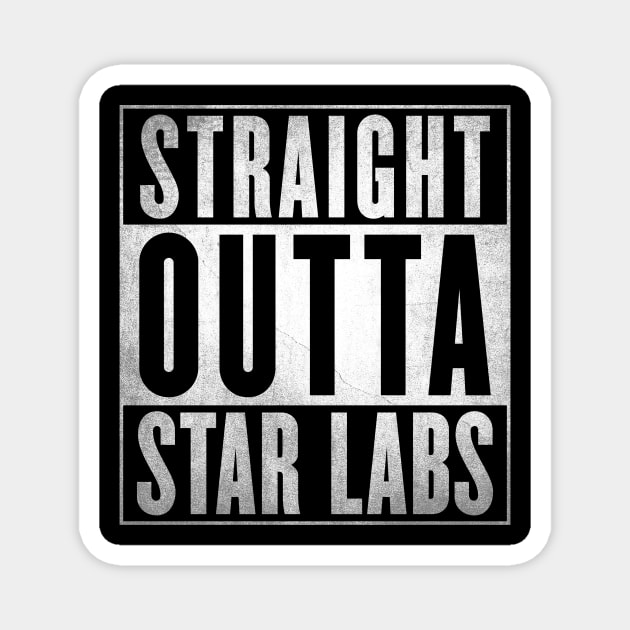 Straight Outta Star Labs Magnet by fenixlaw