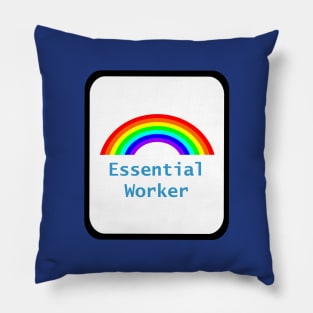 Framed Rainbow Essential Worker Pillow