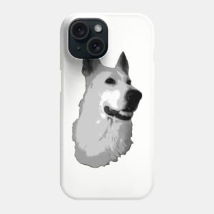 White German Shepherd Swiss Shepherd Phone Case