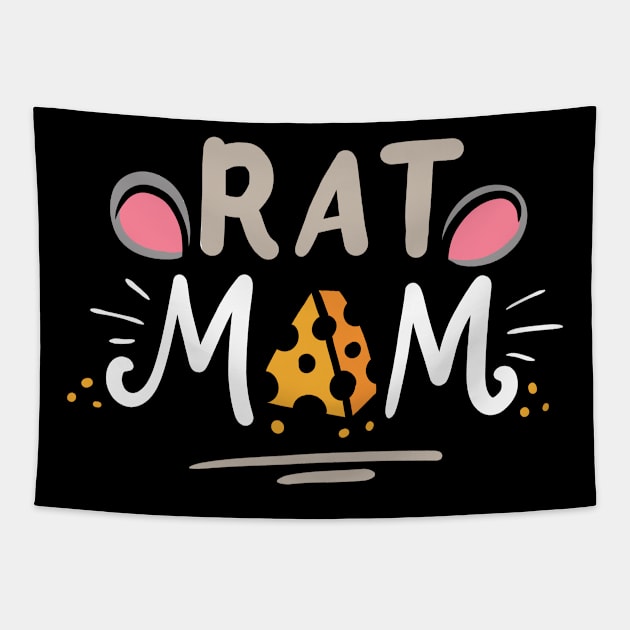 Rat Mom Tapestry by CreativeGiftShop