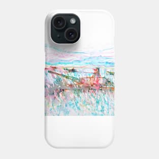 TANK IN THE WHEAT FIELDS Phone Case