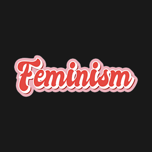 Feminism Aesthetic Pink Red Retro 80s 90s Pin up Groovy T-Shirt