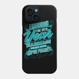 '19th Wedding Anniversary' Cute Wedding Gift Phone Case