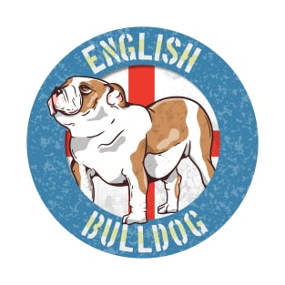 English Bulldog Saint George's Cross T-Shirt