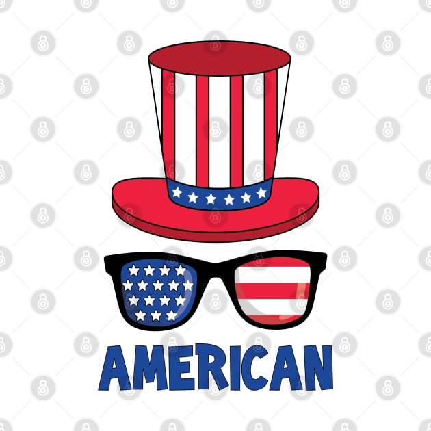 American 4th of July cliparts illustration by RubyCollection