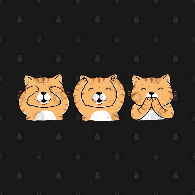 Three Wise Cats by triagus