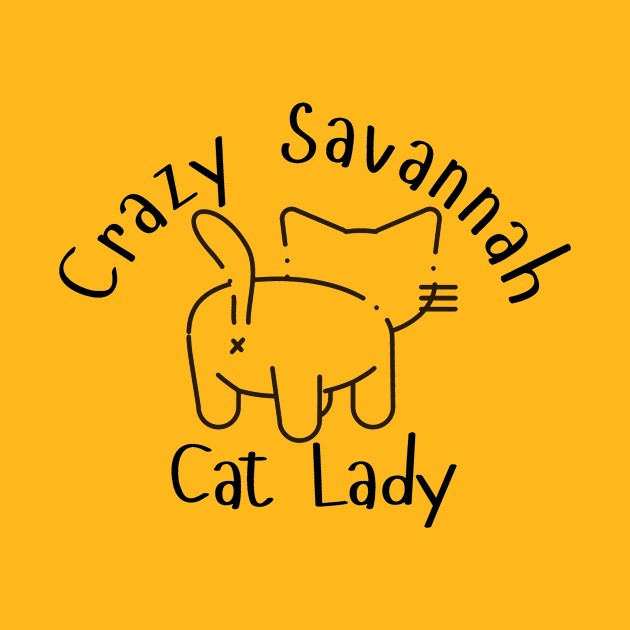 Crazy Savannah Cat Lady by Haministic Harmony