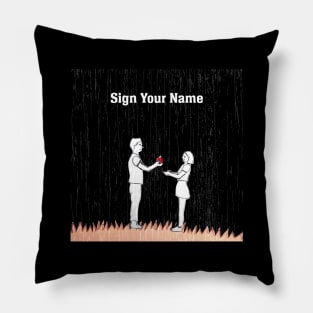 Sign Your Name Pillow