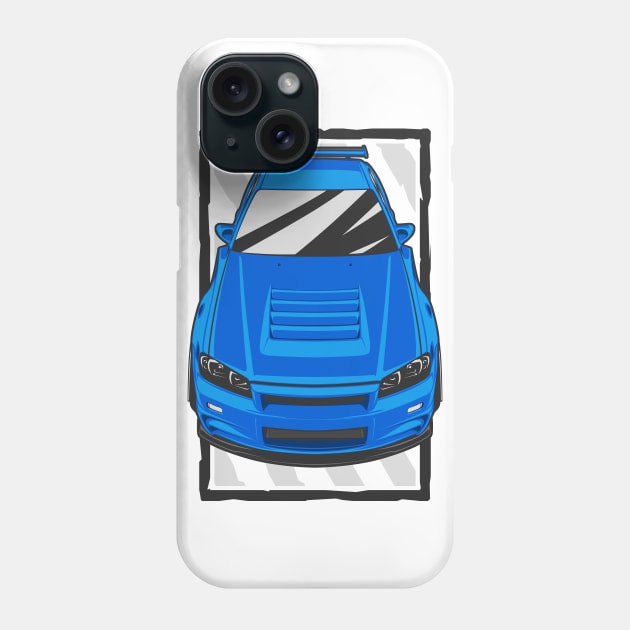 Nissan Skyline R34 Phone Case by JDM Boyz