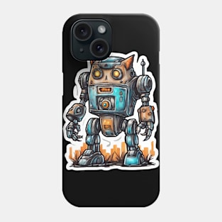 Robot Drawing Art Phone Case