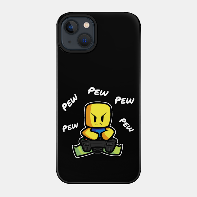 Roblox Gaming Noob Pew Gamer Birthday Gift For Kids - Roblox - Phone Case