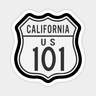 Signs - California Highway 101 wo Txt Magnet