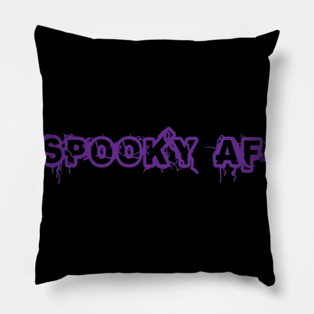 Spooky af. Pillow by CindersRose