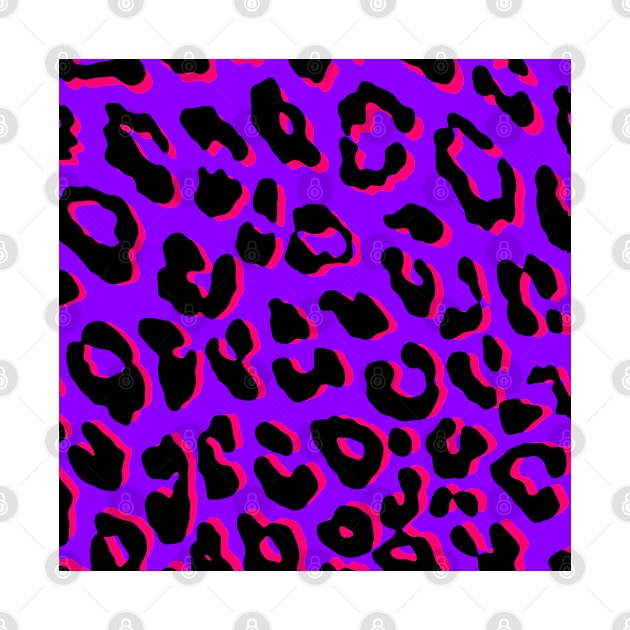 Leopard Print Purple by BlakCircleGirl