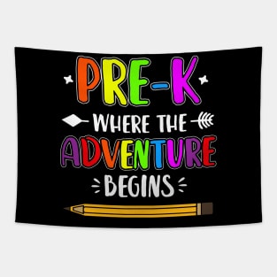 Pre-K Where The Adventure Begins Tapestry