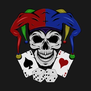 Jester Clown Skull T-Shirt