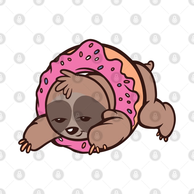 Sloth Donut by BramCrye
