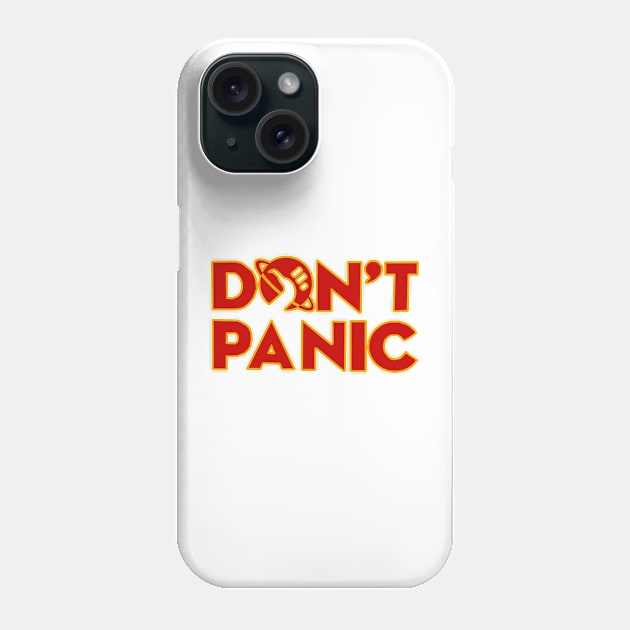 don't panic The Hitchhiker's Guide to the Galaxy Phone Case by yinon-h