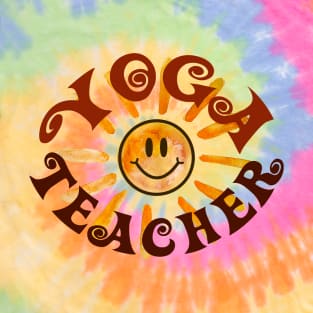 Yoga Teacher Happy Face Sunshine Gift T-Shirt