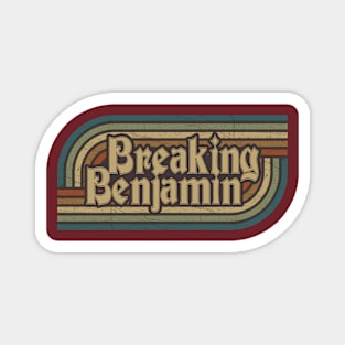 Breaking Benjamin Vintage Stripes Magnet