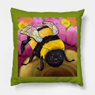 Smiling Bee Pillow