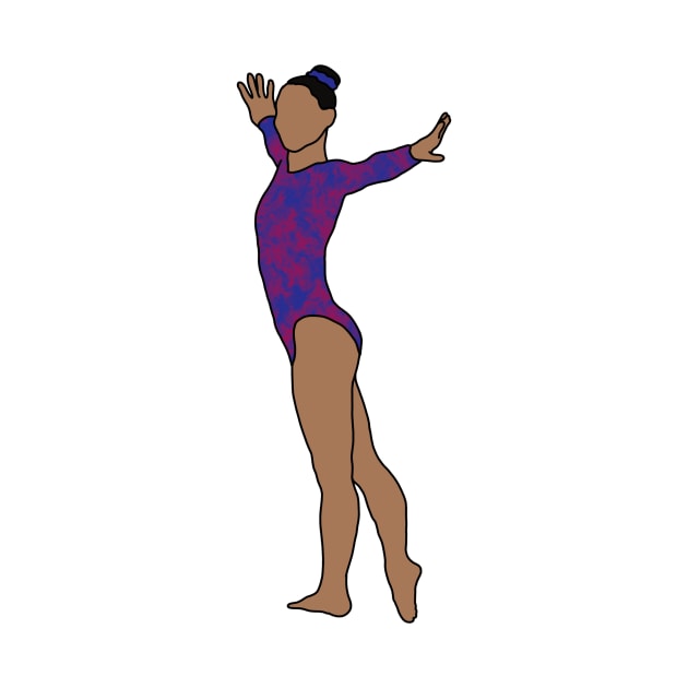 Kara Eaker Gymnastics Drawing by GrellenDraws