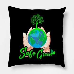 Save Green Pillow