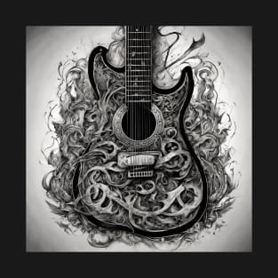 Guitar Art Design T-Shirt