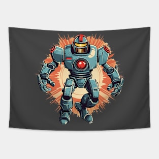 Vintage robot Tapestry