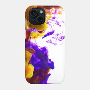 Abstract colorful pattern geometric smoke Phone Case