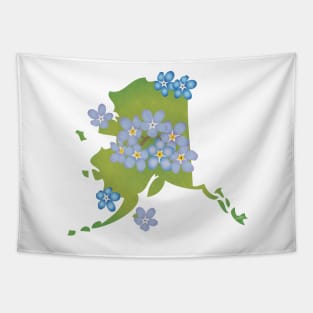 Alaska Forget-Me-Not Tapestry